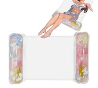 Inflatable Pool Floats for Adults | With a Sparkly Lake Raft Hammock | Floating Chair for Sunbathing at the Lake, River, Swimming, Party, for Adults