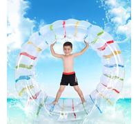 Inflatable Pool Floats for Kids,Summer Inflatable Water Wheel,120CM Swimming Float Inflatable for Boys and Girls,Inflatable Coloured Water Roller Roller Float,Summer Pool Toys for Beach Pool Party