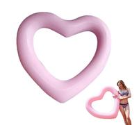 Inflatable Pool Floats, Heart Shaped Floating Pool Lounger Tube | Inflatable Tubes, Summer Swimming Ring, Fun Beach Party on Water for Adults