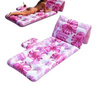 Inflatable Pool Floats,Heavy Duty Lounge Chair | Pool Lounger Float Water Hammock | for River Beach Summer Outdoor Party Travel Vacation Camping Tanning Sunbathing