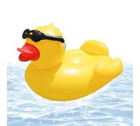 Inflatable Pool Floats | Inflatable Giant Duck Floating Raft - Large Animal Swimming Pool Floats - for Women Men Kids Girls Boys Outdoor Garden Yard Beach Lake Tanning Party Summer