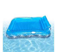 Inflatable Pool Floats - Large Floating Bed with Cup Holder,Inflatable Tanning Bed Pool Lounger | for for Outdoor Backyard Garden Yard Patio Sunbathing