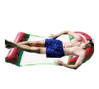 Inflatable Pool Floats, Pool Floats, Inflatable Rafts For Adults - 4 In 1 Inflatable Foldable Design, This Watermelon Lounge Dinghy With Pump, Garden Lounger For Party, Garden