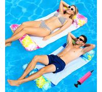 Inflatable Pool Floats, Pool Inflatables for Adults, Pool Toys Water Hammock for Armchair Mattresses Seat Floating Mattress - 2 pack Halloween Vampire Cape, Hooded Cloak