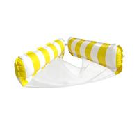 Inflatable Pool Floats - Portable Striped Inflatable Hammock 2 in 1 - Floating Lounge Chairs in the Water, for Water Lake Beach Pond River Indoor and Outdoor Outdoor Camping and Travel