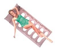 Inflatable Pool Floats - PVC Floating Lounge Raft, Sun Tanning Water Lounger Bed, Portable Lake Beach Float Mattress | Adult Pool Float For Party Vacation Resort River Summer Relaxation