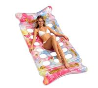 Inflatable Pool Floats, Sequined Bow Floating Rafts, Premium Foldable Pool Float Lake Water Lounger, Stylish Comfortable Gear for Outdoor Backyard Garden Yard Patio Beach Summer Swimming