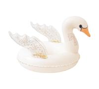 Inflatable Pool Floats, Swan-Shaped Pool Float for Age 3 and Older, Inflatable Swim Ring, for Beach Summer Water Fun, Under 77 lb/35 kg
