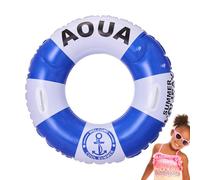 Inflatable Pool Floats,Throwable Flotation Device with Handle Swimming Tubes - Thickening British Style Design Pool Tubes, Life Preserver Ring for, Beach, Men, Women
