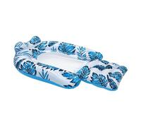 Inflatable Pool Floats | Tropical Leaves Pattern, Swimming Lounger, for Women Men Swimmers Professionals Garden Parties Lake Beach Holiday Club Get