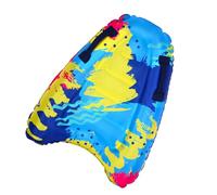 Inflatable Pool Floats with Handles - Heavy Duty Safety Surfboard Float with Belts | Portable Beach Swimming Floats, Multifunctional Summer Floating Toys, Durable Water Surfboards with Strong Belts