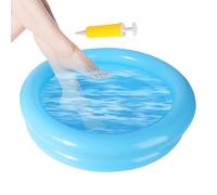 Inflatable Pool Foot Bath Basin - Comfortable Foldable Foot Soaking Tub | Lightweight Pool Soak Basin | Home Spa Footbath for Adults Swimming Pools, Entry Ladder