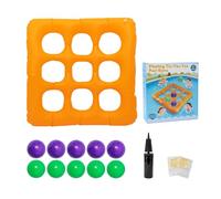 Inflatable Pool Game - Large Floating Table, Interactive Ball Play Set, Durable Waterproof Material, Lightweight Design | Family Friends Teens Colleagues Home Travel Summer Party Beach Backyard Enter