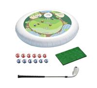 Inflatable Pool Golf Game - 35.5in Floating Sports Target, PVC Water Play Set with Balls | Outdoor Summer Activity Toy For Teens Families Beaches Gardens Lakes Birthday Gatherings Recreation