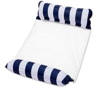 Inflatable Pool Hammock, Inflatable Floating Hammock Chair, 4 IN 1Multi-Purpose Swimming Pool Floats Lounger/Water Floating Chair Bed for Adults Kids(Navy)