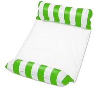 Inflatable Pool Hammock, Inflatable Floating Hammock Chair, 4 IN 1Multi-Purpose Swimming Pool Floats Lounger/Water Floating Chair Bed for Adults Kids(Green)