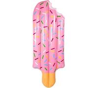 Inflatable Pool Ice Cream Lolly Lounger, Giant 6Ft Long Pvc Summer Swimming Pool Beach Party Leisure Toy Float Ride On For Kids And Adults Pink Ice Cream Floating Row