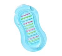 Inflatable Pool Lounger - Inflatable Pool Lounger for Sunbathing, Outdoor Air Mattress with Pillow for Lake & Garden Perfect for Relaxation with Family and Friends