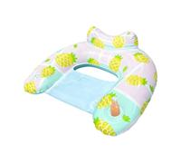 Inflatable Pool Lounger With Cup Holder - Ergonomic Adult Floating Chair In PVC With Headrest | Waterproof And Non-Slip Pool Hammock For Sunbathing, Lake, Sea And Summer Parties