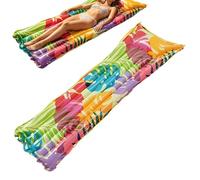 Inflatable Pool Mat | Large Inflatable Anti-Tilt 177 x 62 cm Raft Air Lounge for Adults, for Lake Beach Sunbaths Garden River Sea Holiday Party