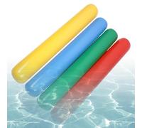 Inflatable Pool Noodle - 4 Pieces Outdoor Water Floats Inflatable Swimming Noodles for Pool, for Lake, River, Outdoor Party, Holiday, Weekend, Meeting
