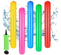 Inflatable Pool Noodle, Water Noodles | Inflatable Stick, Portable Float, Outdoor Water Game Toy for Travel Lake Beach Sports Activities