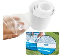 Inflatable Pool Patch Repair Kit, Clear Waterproof TPU Tape 3.15 in X 7FT | vinyl adhesive Repair patches, For Air Mattress, Swimming Pool, Bounce House, Tent, hot tub , Inflatable Castle
