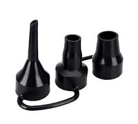 Inflatable Pool Plastic Nozzle Pump Nozzle Head Air Inflator Adaptor Replacement with 3 Sizes Nozzles