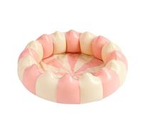 Inflatable Pool, Portable Retro Stripe Water Play Center, 47 x 47 x 11.8 Inch Swimming Pool for Relaxation, Summer Recreation, Beach Trips