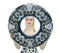 Inflatable Pool Ring - Vivid Color Floating Swimming Tube, Thick PVC Water Float | Floating Circle for Adults, Summer Beach Toy, Lightweight Holder Ring for Adults