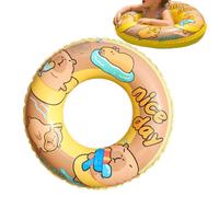 Inflatable Pool Rings Cartoon Capybara PVC Leak-proof Water Toy | Inflatable swimming tubes for girls, for relaxing in the lake, for beach games, water parties and festivals