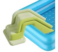Inflatable Pool Slide - Blow Up Slide | Foldable Water Ramp With Anti-Slip | Non-Slip Quick-Setup Ramp For Youth Boy Girl Residential Outdoor Recreation Summer Parties Camping Trips Hotel