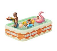Inflatable Pool - Standard Size Outdoor Pool, Thick Inflatable Tub | Wear Resistant Summer Fun, Folding PVC Materials, Above Ground Installation, Ideal For F