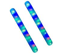 Inflatable Pool Sticks, Blow Up Pool Noodles | 2x Pool Sticks for Travel - Giant Outdoor Water Toy for Women, Men Swimming at the Beach for Lake Party