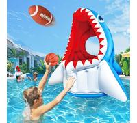 Inflatable Pool Toys, Floats Set for Swimming Pool 3-in-1 Balls Games Shark Toy for Kids, Outdoor Beach Water Pool Game Toys for Boys Girls Adults Party Gifts