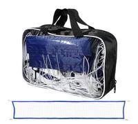 Inflatable Pool Volleyball Set - 125'' Floating Net with Basketball Hoop | Durable PVC Material, Includes Volleyball and Basketball, A Fun Pool Game for Kids