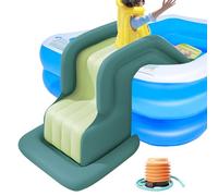 Inflatable Pool Water Slide | Anti-Tip Water Park Slides, Fun Outdoor Toy, Slide Accessories for Inflatable, Buried or Ground Pools for