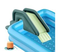 Inflatable Pool Water Slide - Backyard Splash Ramp, Toy | Easy To Set Up Colorful Outdoor Soaker Ride, Kid-Friendly Aqua Activity, Durable Blow-Up Structure, Floating Slide for Family Water Play