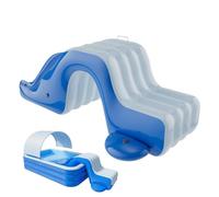 Inflatable Pool Water Slides - Blow Up Slide For Boys | Grand House House Slide, Inflatable Water Park, Climbing Wall Water Slide, Slide And