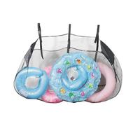 Inflatable Poolside Storage - Hanging Organizer for Toys, Towels & Accessories | Waterproof Pool Holder for Framed Pools, Saving Storage Solution is, Black, Consulte la descripción, See description