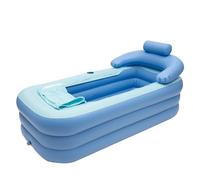 Inflatable Portable Bathtub, Warm Blow Up Bathtub PVC, Outdoor & Indoor Freestanding Foldable Spa Tub Portable Family SPA Bath Tub, Adult Inflatable Bath Tub Folding, Travel Bath
