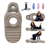 Inflatable Pregnancy Pillow,Perforated PVC Inflatable Mattress, Belly Lying Mat,Comfortable Belly Pillow Full Body Maternity Airbed, Float for Stomach Sleepers, Pregnancy Pool Float（With pump）