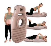 Inflatable Pregnant Pillow Full-Body Pregnant Woman air Cushion Bed Expectant Mother Pillow with Abdominal Hole The Best Prone Sleep, Expectant Mother Essentials
