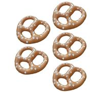 Inflatable Pretzel Decorations - Pack of 5 PVC Beer Pretzel | Float for Party Decoration | 15 Inch Party Balloons for Oktoberfest, Christmas, Holiday Events | Indoor Party, School, Beer