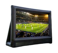 Inflatable Projector Screen Outdoor, Portable Blow Up Movie Screen for Backyard, Wrinkle-Free Fabric for Home Cinema & Party Use