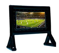 Inflatable Projector Screen, Portable Outdoor Movie Screen with Stable Stand, Supports Front & Rear Projection, Easy Setup for Garden Backyard Parties(42FT)