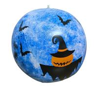 Inflatable Pumpkin Ball,Halloween Bat Beach Balls - Decorative Supplies for Fall Farm Garden Pathway Driveway Patio Home Haunted House School
