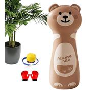 Inflatable Punching Bag for 119 cm Inflatable Boxing Bag with Gloves and Pump for | Anti-Stress Punch Sandbag for Indoor Outdoor Sports Training Home Gym