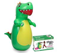 Inflatable Punching Bag for Kids - Durable Bop Bag with Instant Rebound, Dinosaur Toys for Ages 3-7, Great for Boys and Girls (47" Tall)