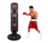 Inflatable Punching Bag Free Standing Boxing Punch Bag,160cm Fitness Sandbag for Adult Kids Reflex Training Fitness Exersise
